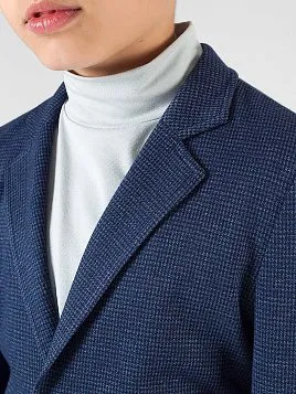 ПИДЖАК ДЛЯ МАЛЬЧИКА PEPLOS JA22J008-363 СИНИЙ (Трикотажный)
