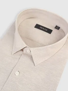 СОРОЧКА МУЖСКАЯ PEPLOS SH25023-K-R ШАМПАНЬ