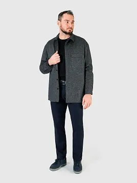 РУБАШКА МУЖСКАЯ PEPLOS JA24124-O ТЕМНО-СИНИЙ