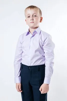 СОРОЧКА ДЛЯ МАЛЬЧИКА PEPLOS SH19J040-SL СИРЕНЕВЫЙ