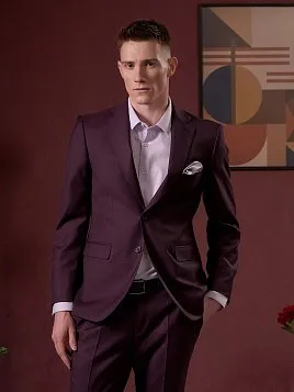 БОРДОВЫЙ КОСТЮМ PEPLOS SU26137-SL