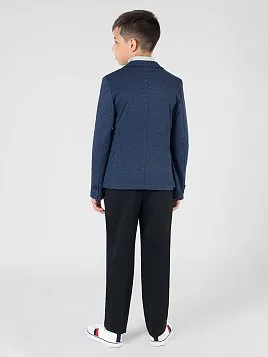 ПИДЖАК ДЛЯ МАЛЬЧИКА PEPLOS JA22J008-363 СИНИЙ (Трикотажный)