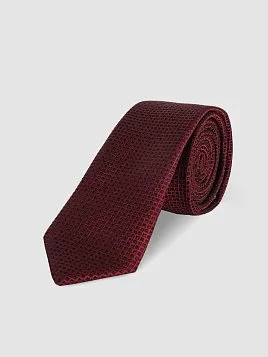 ГАЛСТУК МУЖСКОЙ PEPLOS БОРДОВЫЙ. МИКРОДИЗАЙН (250/157501-1)