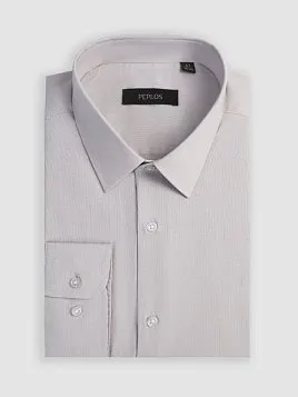МУЖСКАЯ СОРОЧКА SH26081-SL СЕРАЯ