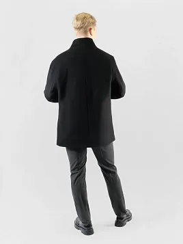 ПАЛЬТО МУЖСКОЕ PEPLOS OW2508-CT ЧЁРНЫЙ