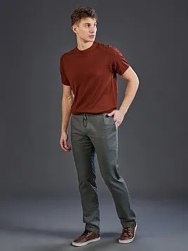 ТРИКОТАЖНАЯ РУБАШКА С ШЕРСТЬЮ И ШЕЛКОМ KN26TS049 ОРАНЖЕВАЯ