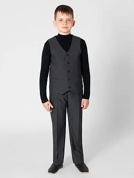 БРЮКИ ДЛЯ МАЛЬЧИКА PEPLOS TR21J004-322 ТЕМНО-СЕРЫЙ