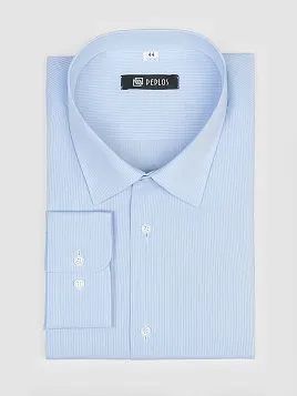 СОРОЧКА МУЖСКАЯ PEPLOS SH24068-C ГОЛУБОЙ