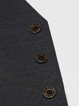 ЖИЛЕТ ПОДРОСТКОВЫЙ PEPLOS V19T022 СЕРЫЙ