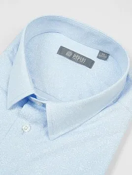 СОРОЧКА МУЖСКАЯ PEPLOS SH23064-SL ГОЛУБОЙ
