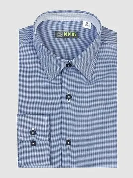 СОРОЧКА ДЛЯ МАЛЬЧИКА PEPLOS SH22J132-R ТЕМНО-СИНИЙ