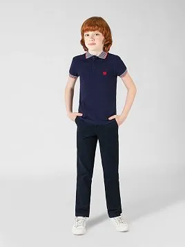 БРЮКИ ДЛЯ МАЛЬЧИКА МЛ. ШКОЛА PEPLOS P21B09-R ТЕМНО-СИНИЙ