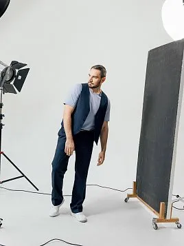 ЖИЛЕТ МУЖСКОЙ PEPLOS V24015-004 ТЕМНО-СИНИЙ