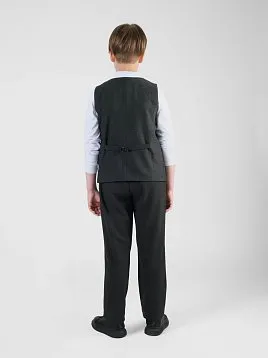 ЖИЛЕТ ДЛЯ МАЛЬЧИКА PEPLOS V24J004-332 ТЕМНО-СЕРЫЙ