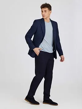 ТЕМНО-СИНИЙ МУЖСКОЙ ПИДЖАК JA26161-R 