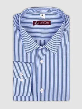 СОРОЧКА МУЖСКАЯ MAJESTIC LEGATE SH20085-С СИНИЙ