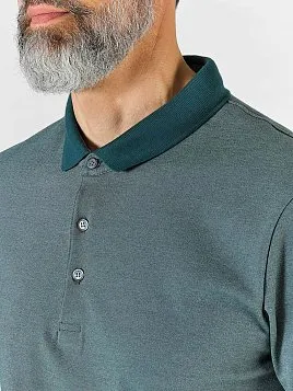 РУБАШКА-ПОЛО МУЖСКАЯ PEPLOS TS23006-Р ЗЕЛЕНЫЙ
