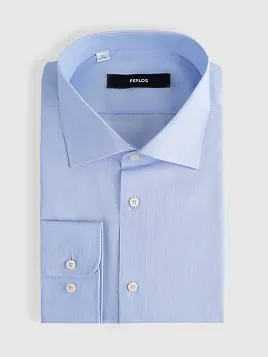 СОРОЧКА МУЖСКАЯ PEPLOS SH25094-C ГОЛУБОЙ