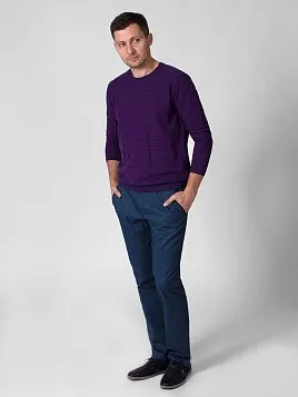 ДЖЕМПЕР МУЖСКОЙ PEPLOS KN21J010 ФИОЛЕТОВЫЙ