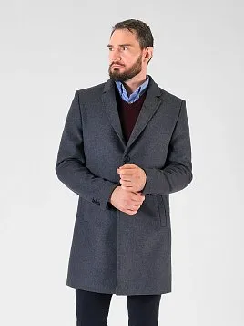ПАЛЬТО МУЖСКОЕ PEPLOS OW2404-CT СЕРЫЙ