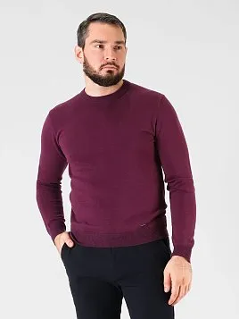 ДЖЕМПЕР МУЖСКОЙ PEPLOS KN24J015 БОРДОВЫЙ