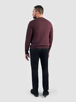 ПУЛОВЕР МУЖСКОЙ PEPLOS KN25P028 БОРДОВЫЙ