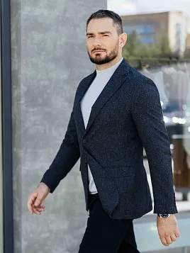 ПИДЖАК МУЖСКОЙ PEPLOS JA25120-R ТЕМНО-СИНИЙ