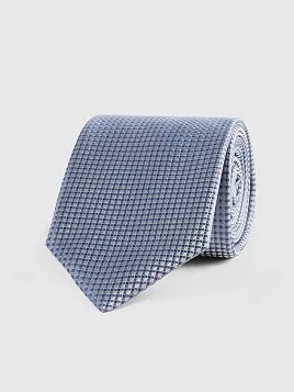 ГАЛСТУК МУЖСКОЙ PEPLOS СИНИЙ. МИКРОДИЗАЙН (400/85)