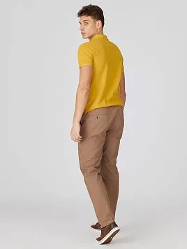 РУБАШКА-ПОЛО ИЗ ТКАНИ ПИКЕ TSP26009-R ЖЕЛТАЯ