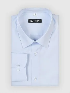 СОРОЧКА МУЖСКАЯ PEPLOS SH23063-R ГОЛУБОЙ