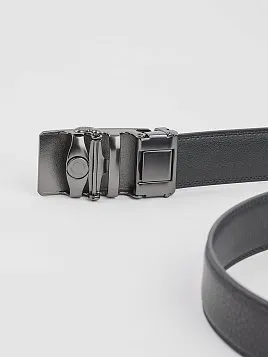 РЕМЕНЬ МУЖСКОЙ BELT-26-C21-28 ЧЁРНЫЙ