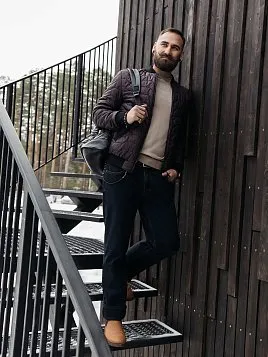 КУРТКА МУЖСКАЯ PEPLOS OW2323-JA КОРИЧНЕВЫЙ