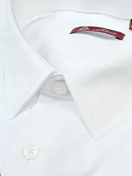 СОРОЧКА МУЖСКАЯ MAJESTIC LEGATE SH23007-SL БЕЛЫЙ (ТРИКОТАЖНАЯ)