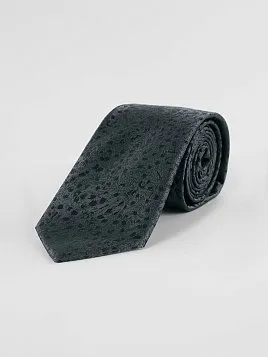 ГАЛСТУК МУЖСКОЙ PEPLOS ЧЕРНЫЙ.МИКРОДИЗАЙН (400/156634-3)