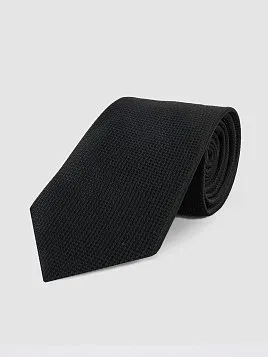 ГАЛСТУК МУЖСКОЙ PEPLOS ЧЁРНЫЙ. ФАКТУРА (400/157525-1)