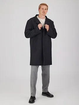 МУЖСКОЕ ПАЛЬТО OW26207-CT ТЕМНО-СЕРОЕ