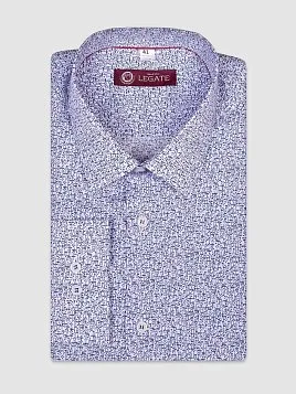 СОРОЧКА МУЖСКАЯ MAJESTIC LEGATE SH20089-SL СИНИЙ
