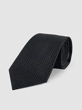 ГАЛСТУК МУЖСКОЙ PEPLOS ТЕМНО-СИНИЙ. МИКРОДИЗАЙН (400/157855-4)