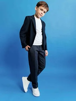 ПИДЖАК ДЛЯ МАЛЬЧИКА PEPLOS JA24B050-SL СИНИЙ