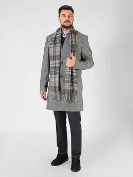 ПАЛЬТО МУЖСКОЕ PEPLOS OW2402-CT СЕРЫЙ