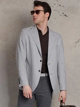 ПИДЖАК МУЖСКОЙ PEPLOS JA25148-R СВЕТЛО-СЕРЫЙ