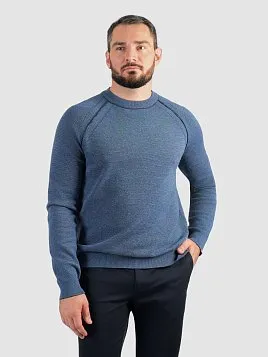 ДЖЕМПЕР МУЖСКОЙ PEPLOS KN25J018 ТЕМНО-СИНИЙ