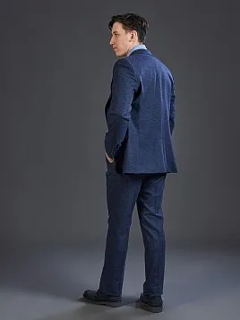 СИНИЙ КОСТЮМ PEPLOS SU26135-R