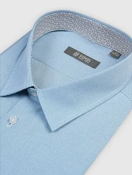 СОРОЧКА МУЖСКАЯ PEPLOS SH22094-C БИРЮЗОВЫЙ