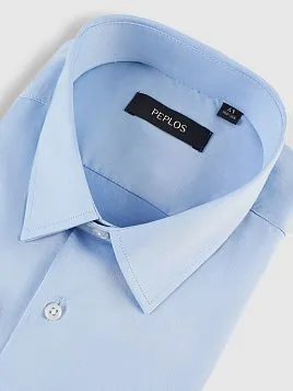 СОРОЧКА МУЖСКАЯ PEPLOS SH25077-SL ГОЛУБОЙ