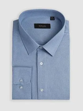 МУЖСКАЯ СОРОЧКА SH26072-R СИНЯЯ