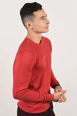 ДЖЕМПЕР МУЖСКОЙ PEPLOS KN20J011 КРАСНЫЙ