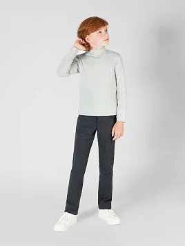 БРЮКИ ДЛЯ МАЛЬЧИКА МЛ. ШКОЛА PEPLOS P22B05-R СЕРЫЙ