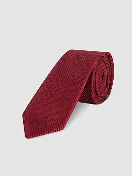 ГАЛСТУК МУЖСКОЙ PEPLOS КРАСНЫЙ. МИКРОДИЗАЙН (250/157473-3)