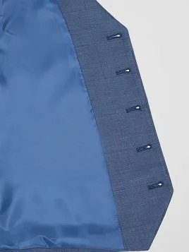 ЖИЛЕТ МУЖСКОЙ PEPLOS V22043 СИНИЙ ОТ КОСТЮМА